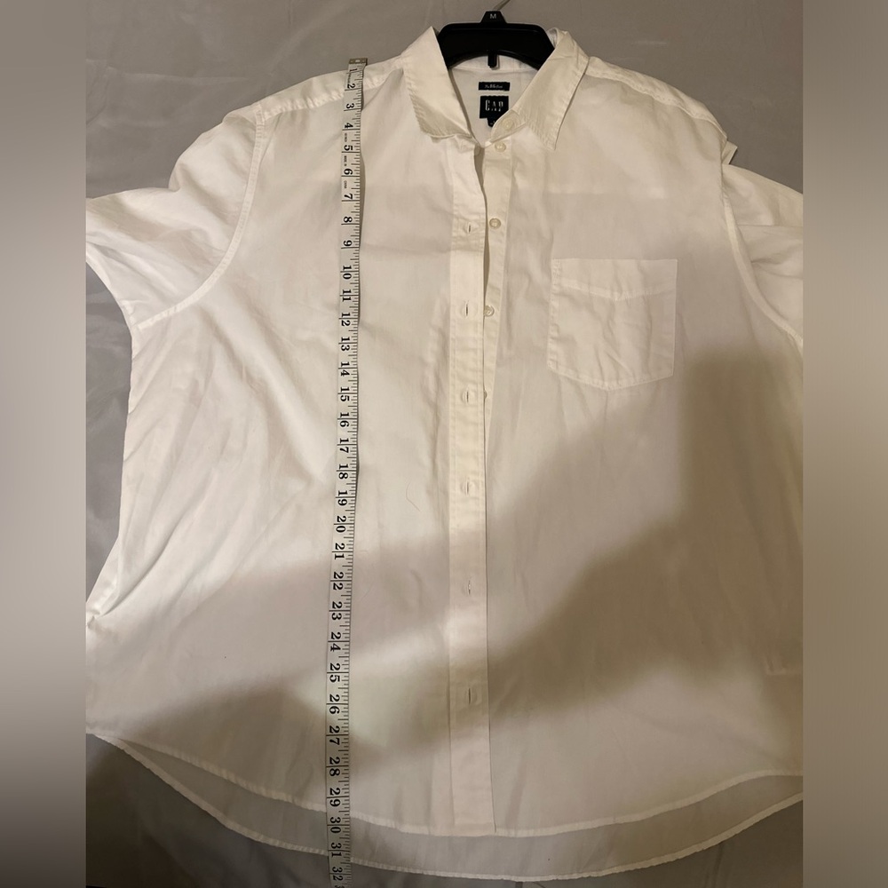 Men's‎ Gap Button-Down Shirt, Long-sleeved, Size Large White. NWOT - Picture 7 of 7